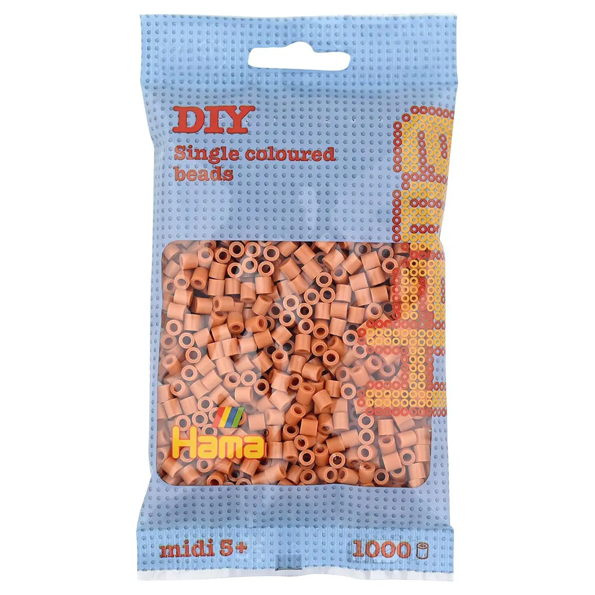 Hama Midi 1000 Light Brown Beads 1