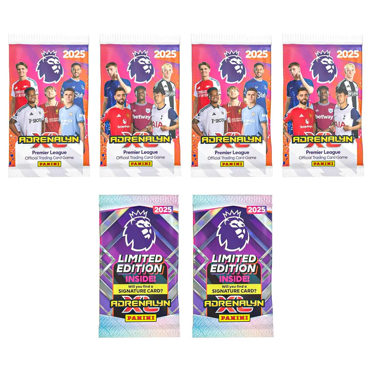 Panini Premier League 2024/25 Adrenalyn Xl Official Trading Cards Multipack 2