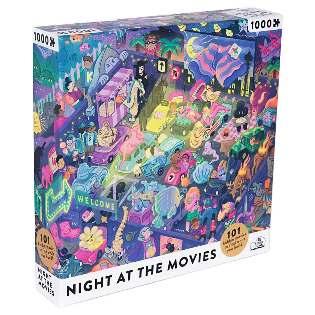 Night At The Movies 1000 Piece Jigsaw Puzzle 1