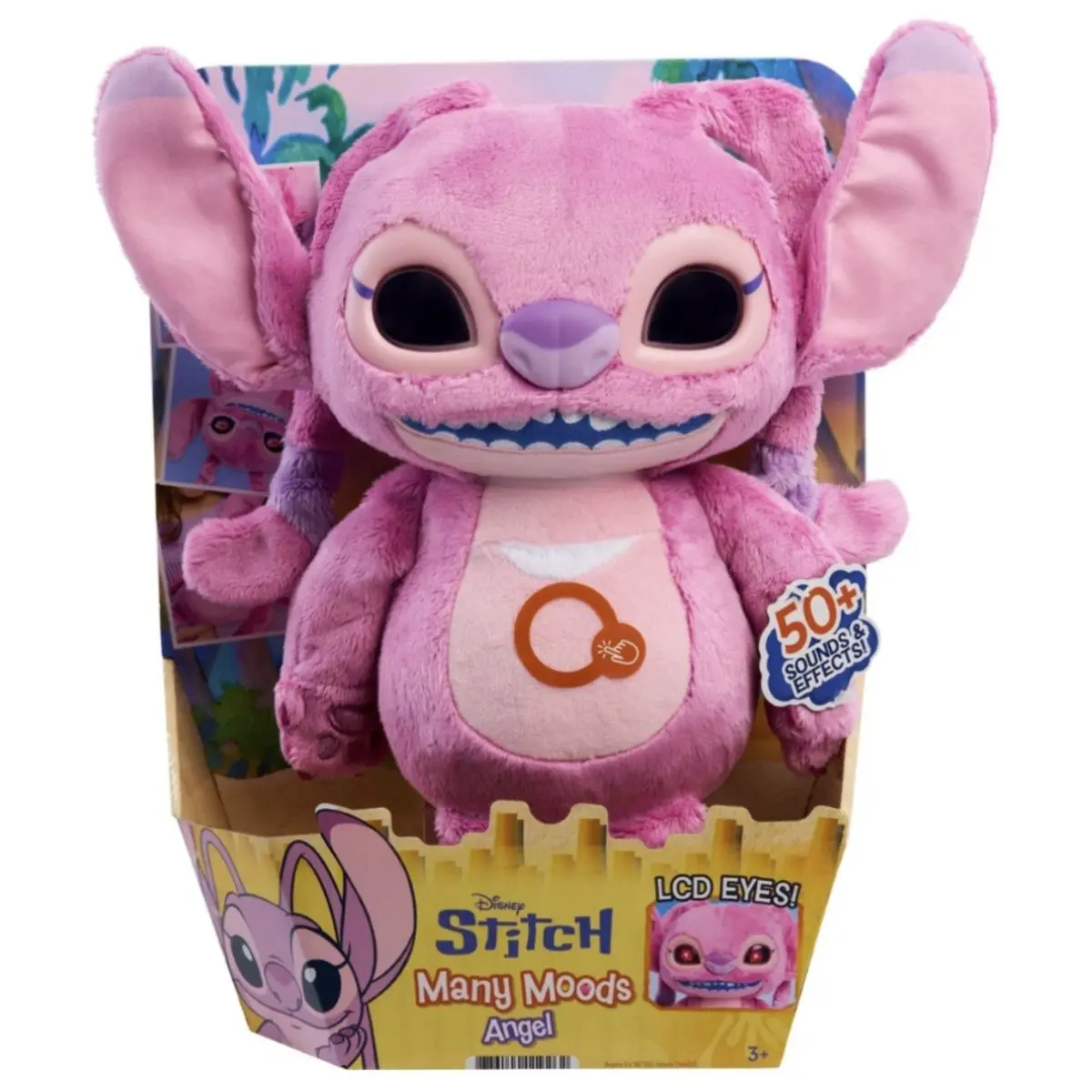 Disney Stitch Many Moods Angel Interactive 34Cm Plush 1