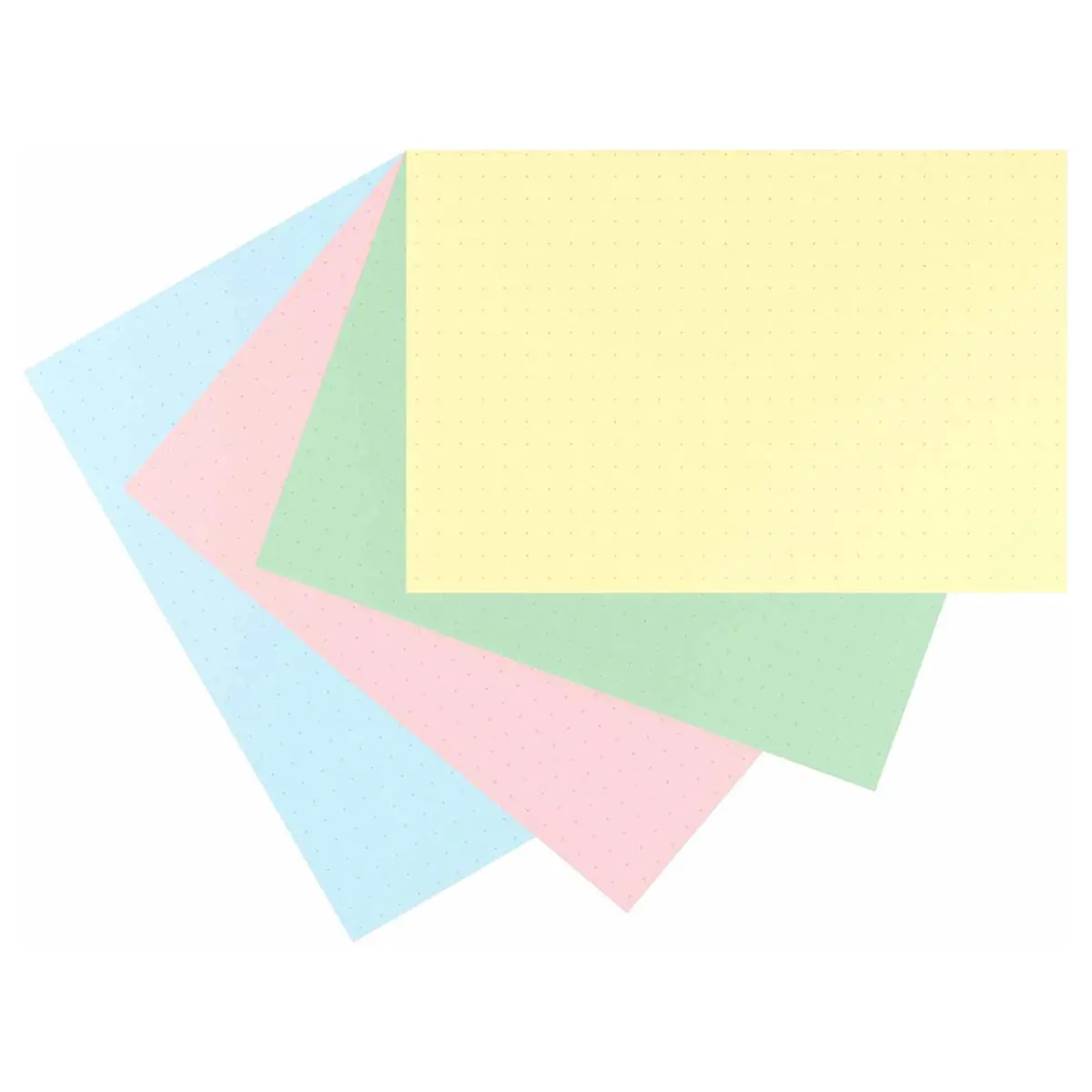 Silvine A6 Presentation & Revision 100 Cards In Assorted Colours With Dot Grid 2