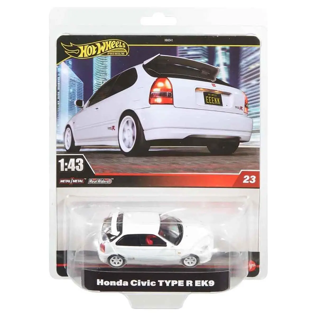 Hot Wheels Premium Honda Civic Type R Ek9 1:43 Car (#23) 1