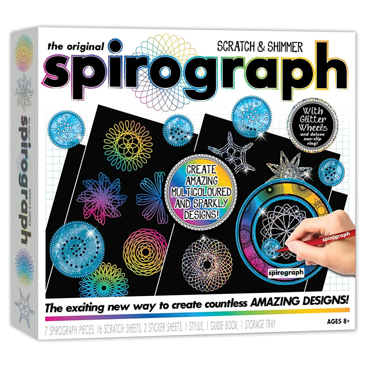 Spirograph Scratch & Shimmer Drawing Set 1