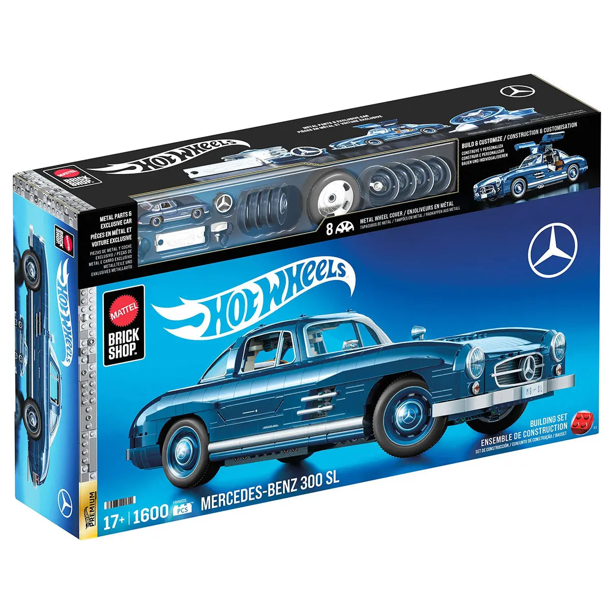 Hot Wheels Premium Mercedes-Benz 300 Sl Model Kit 1