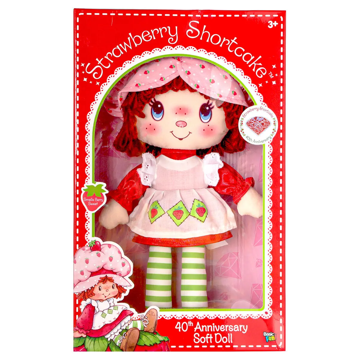 Basic Fun Strawberry Shortcake 40Th Anniversary Soft Doll 1
