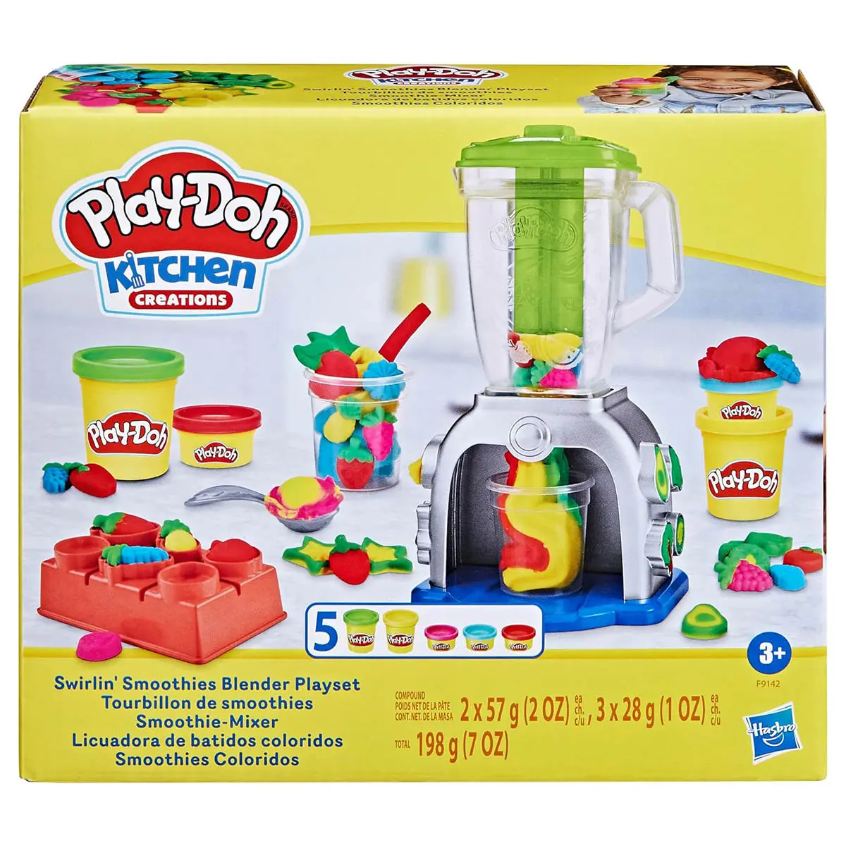 Play-Doh Kitchen Creations Swirlin' Smoothies Blender Playset 1