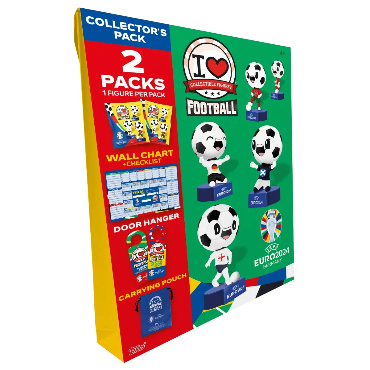 Topps Uefa Euro 2024 I Love Football Collectible Figure Collector's Pack (Styles Vary) 1