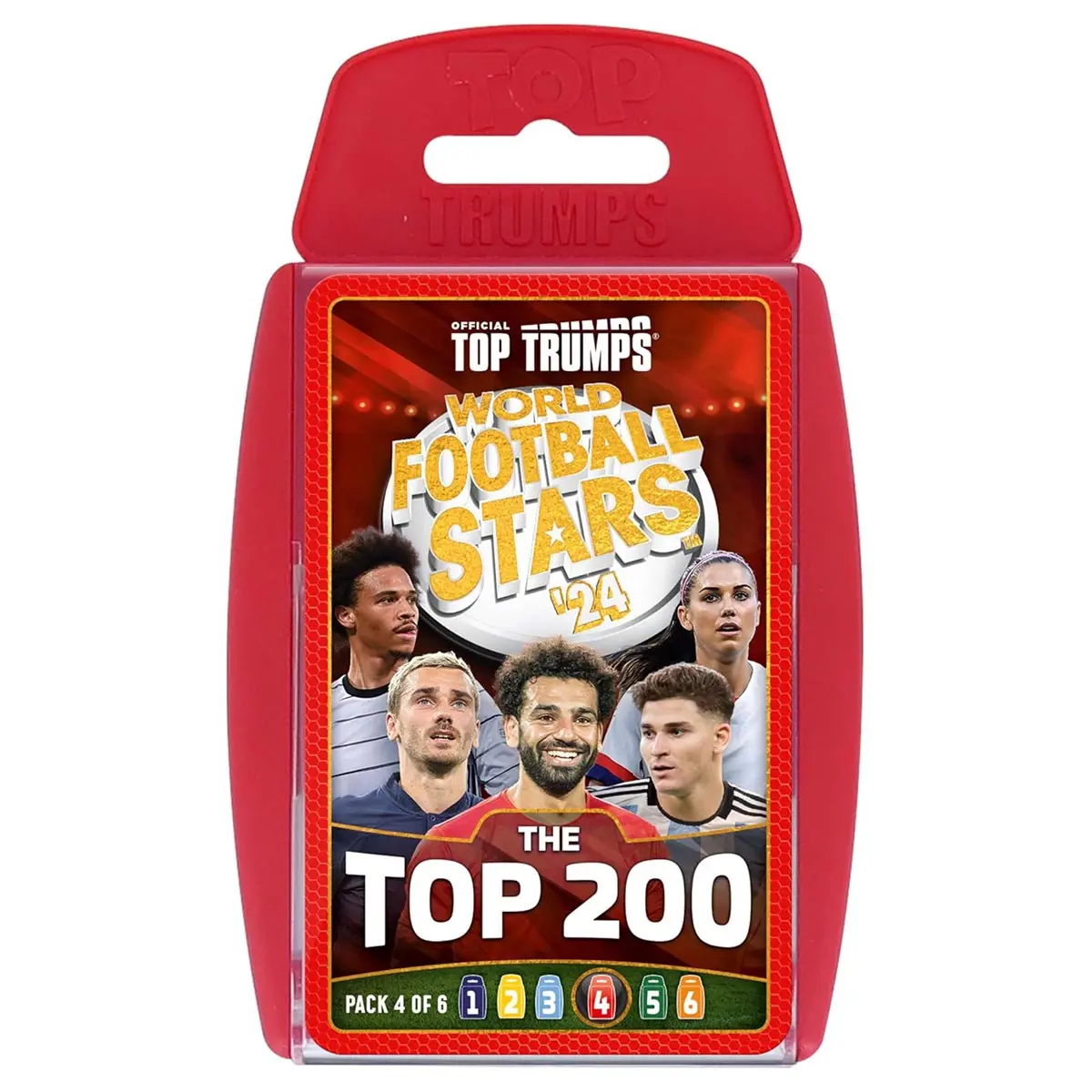 World Football Stars '24 Top 200 Top Trumps Card Game (Pack 4 Of 6) 1