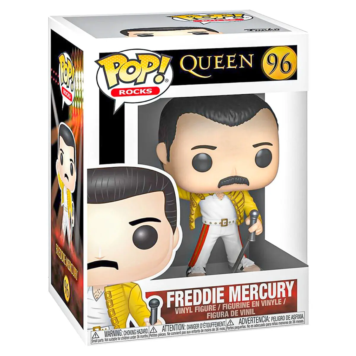 Funko Pop! Rocks: Queen Freddie Mercury Wembley 1986 Vinyl Figure #96 1