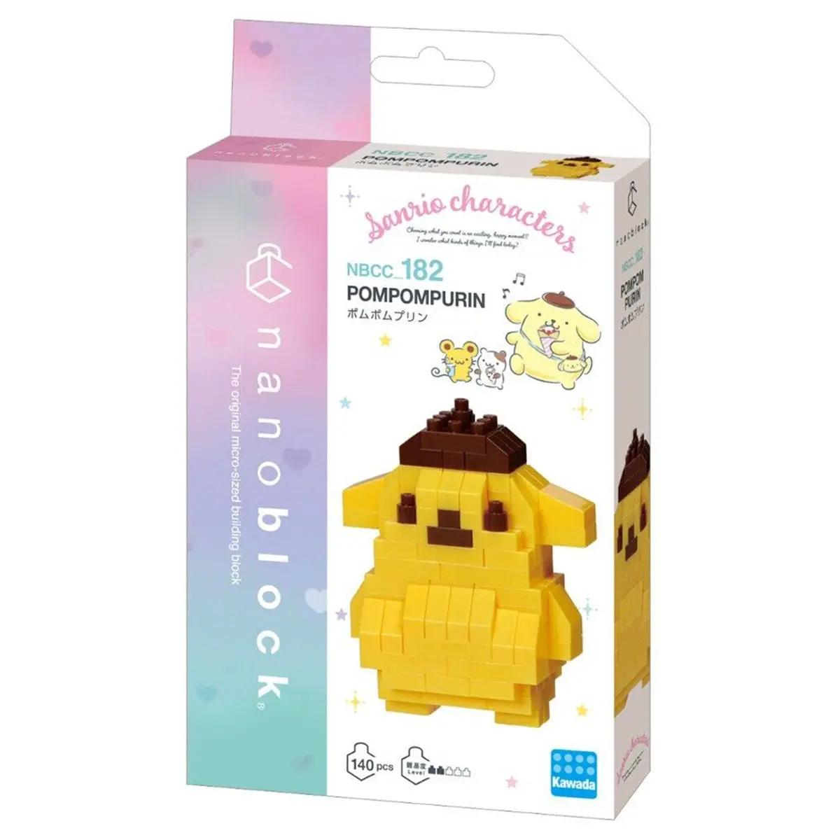 Nanoblock Sanrio Pompompurin Micro-Sized Building Set 1