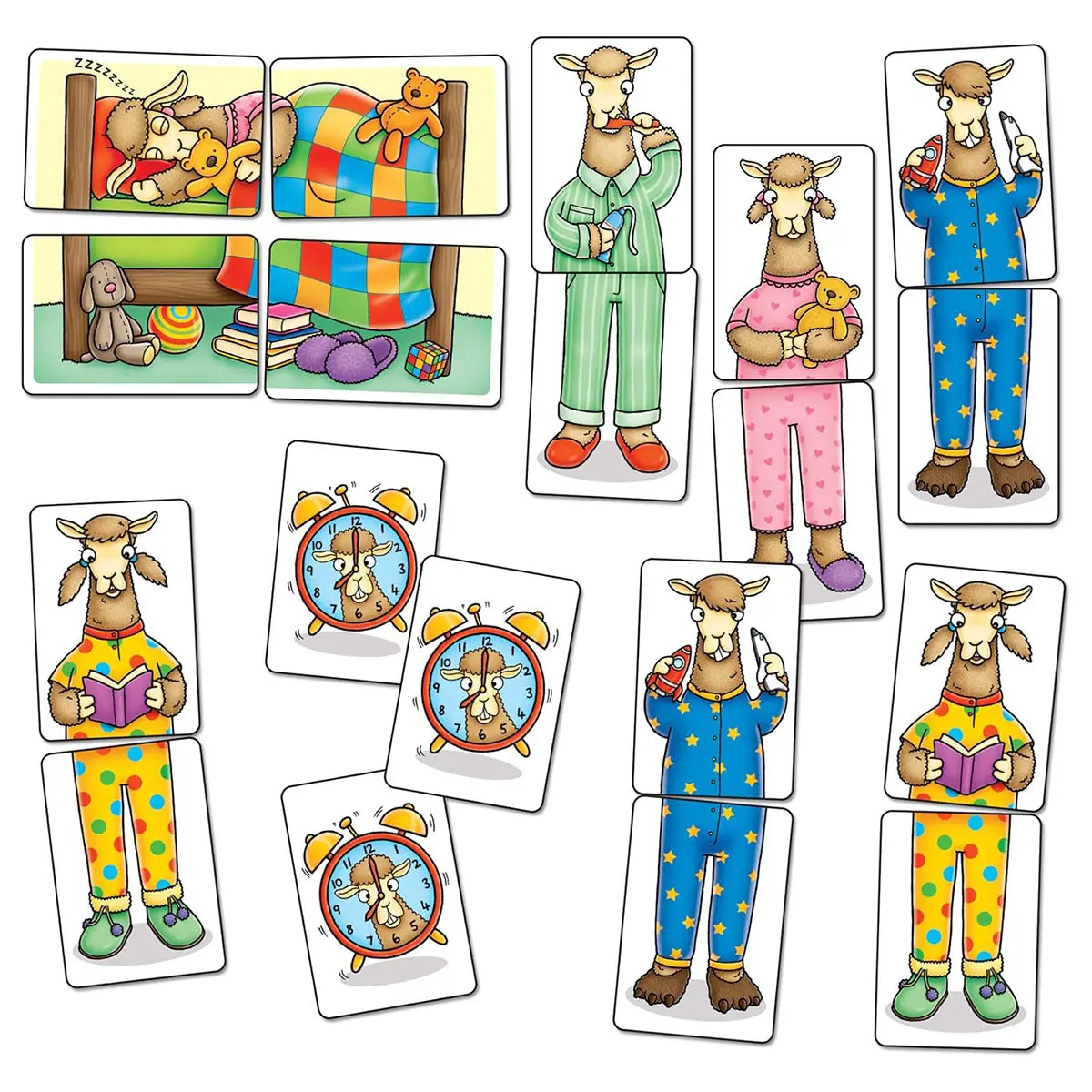 Orchard Toys Llamas In Pyjamas Mini Game 2