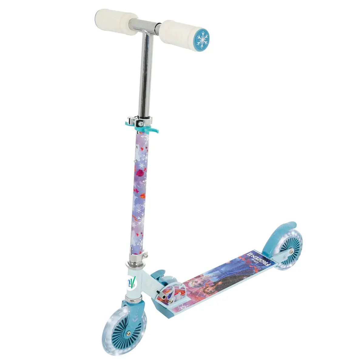 Disney Frozen 2 Folding In-Line Scooter With Light Up Wheels 1