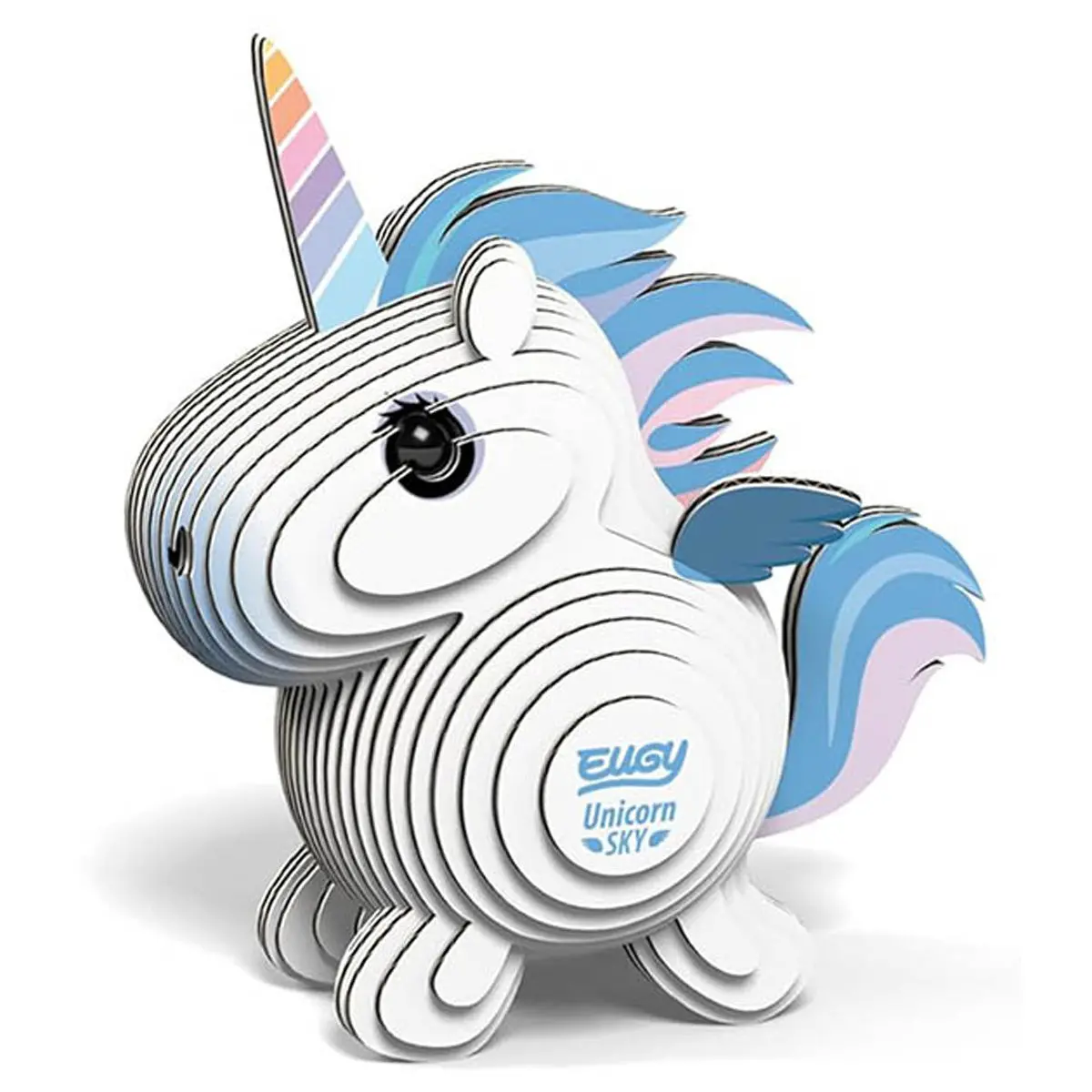 Eugy Unicorn Sky 3D Cardboard Model Kit 1