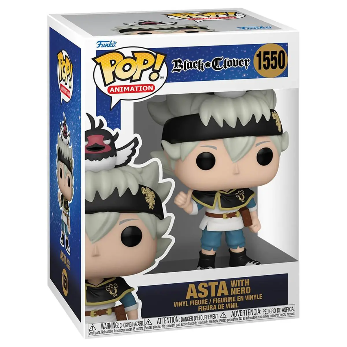Funko Pop! Animation: Black Clover: Asta With Nero Vinyl Figure #1550 1