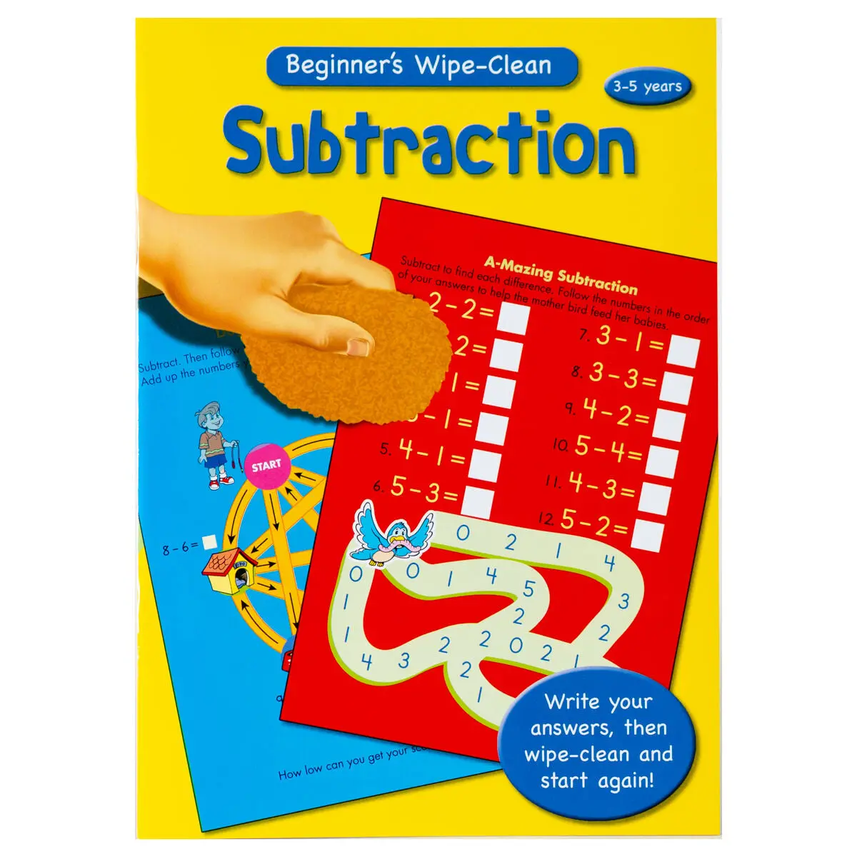 Beginner's Wipe-Clean Subtraction Book 1