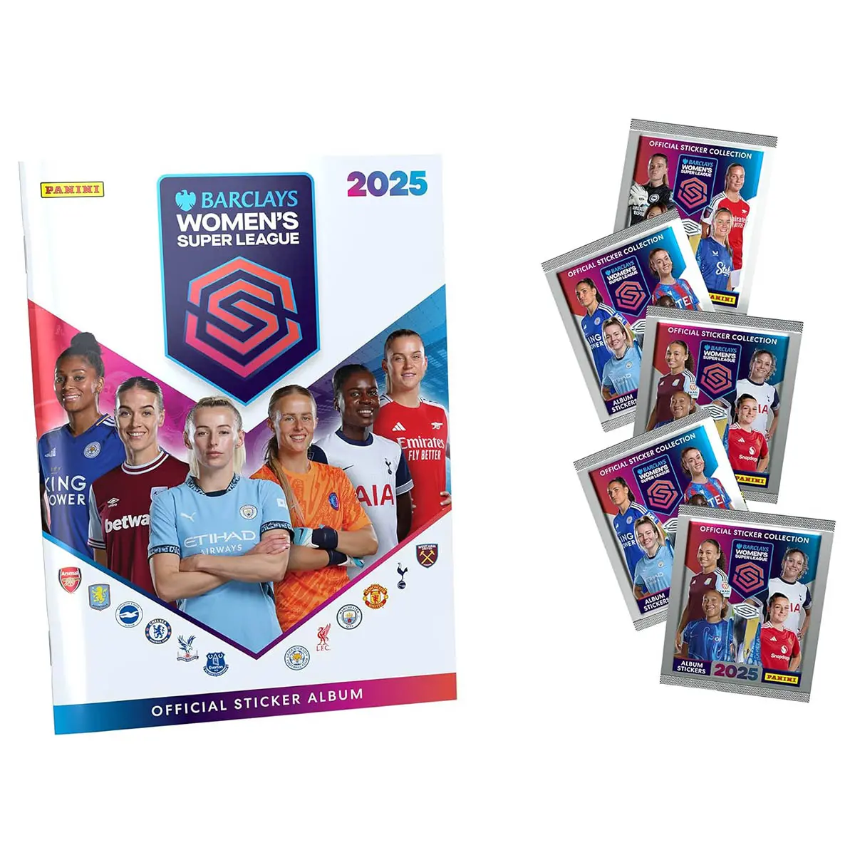 Panini Barclays Women's Super League 2024/25 Official Sticker Collection Starter Pack 2