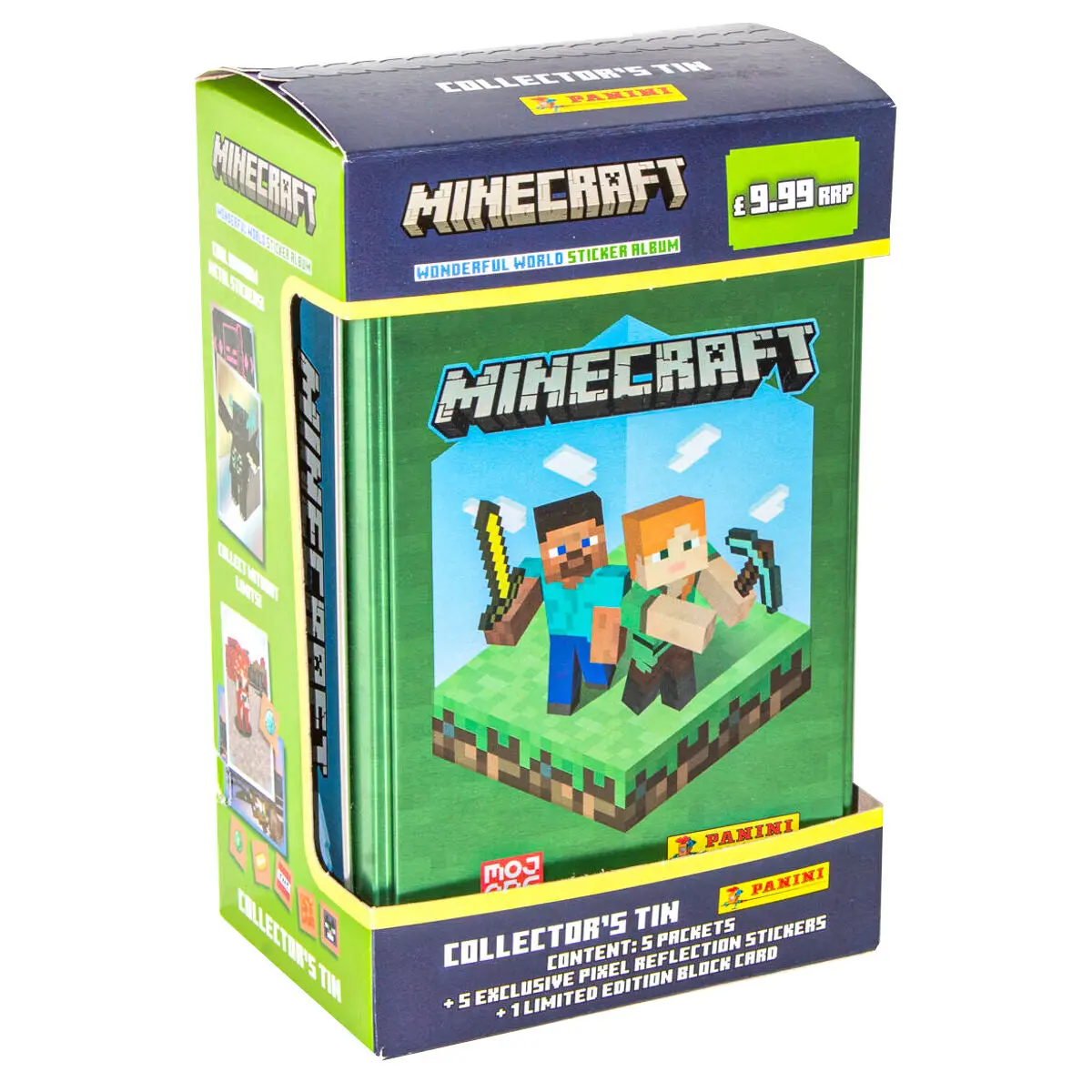 Panini Minecraft Wonderful World Sticker Album Collector's Tin 1