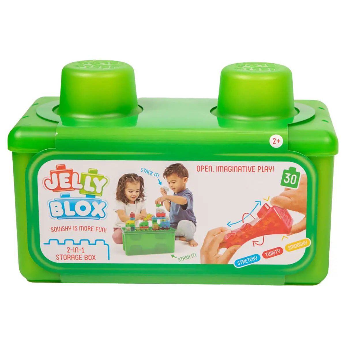 Jelly Blox 2-In-1 Stash & Stack Storage Box 1