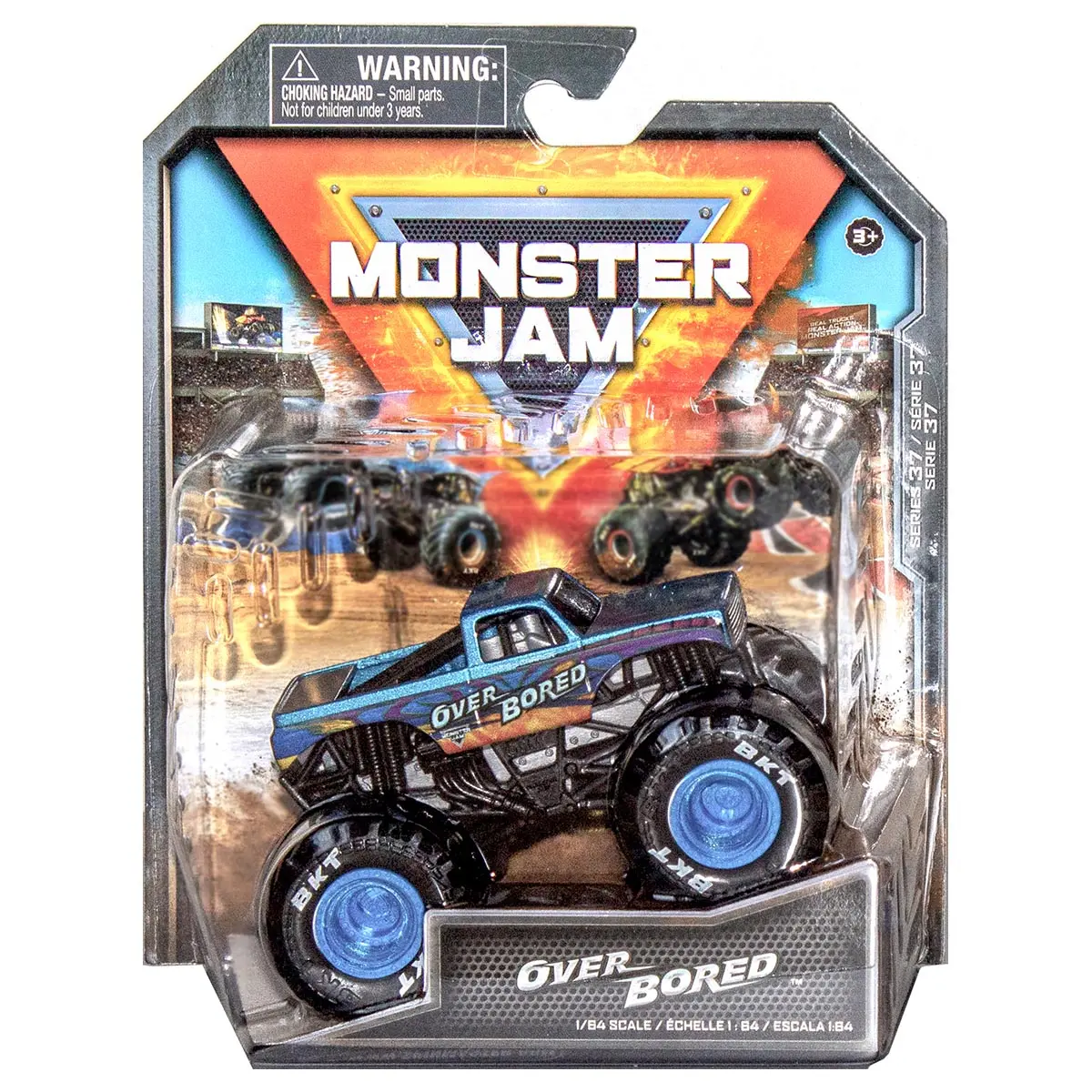 Monster Jam 'Over Bored' Series 37 1:64 Scale Die-Cast Truck 1