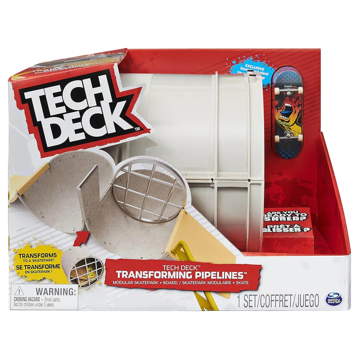 Tech Deck Transforming Pipelines Modular Skatepark Fingerboard Playset 1