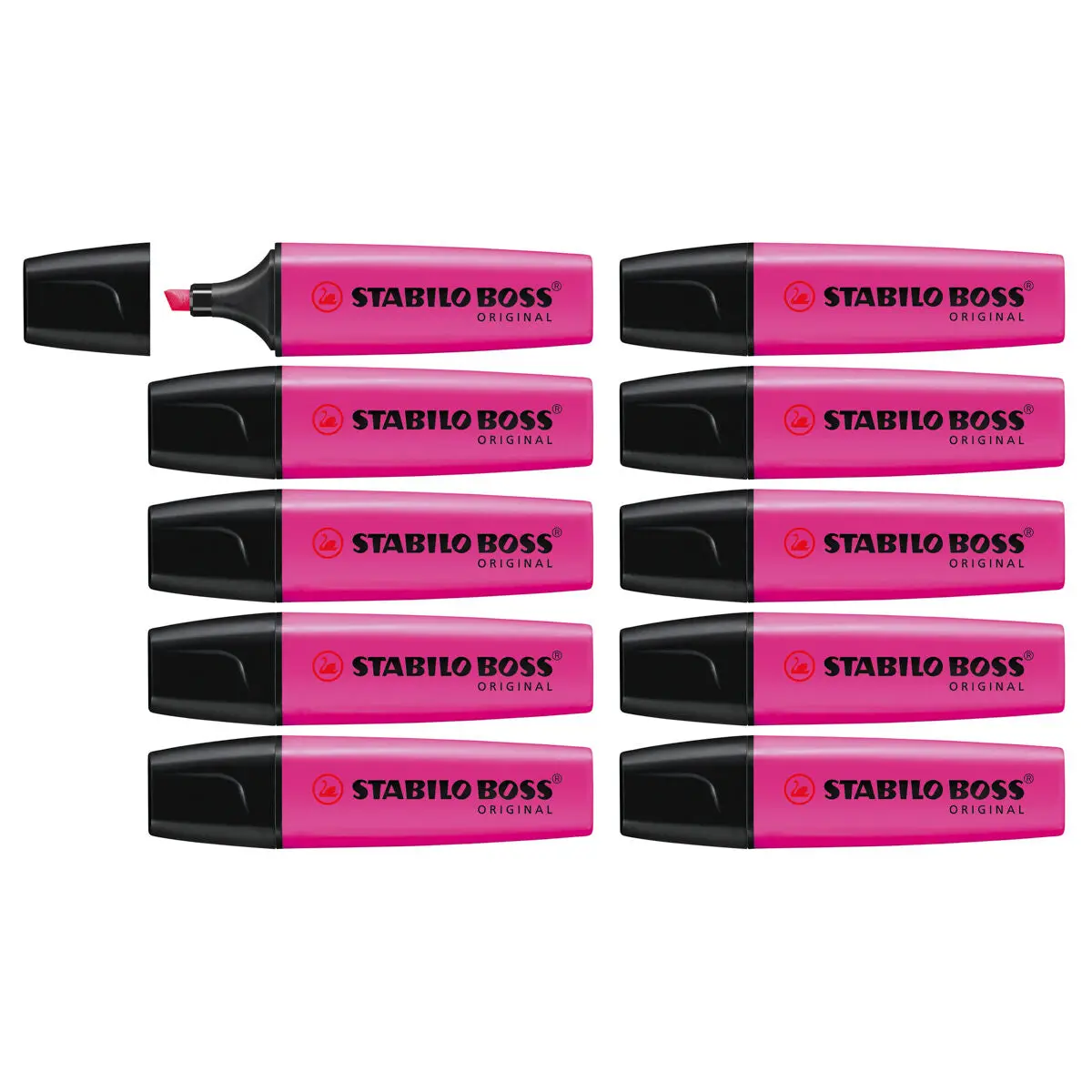 Stabilo Boss Original Lilac Highlighter Box Of 10 1