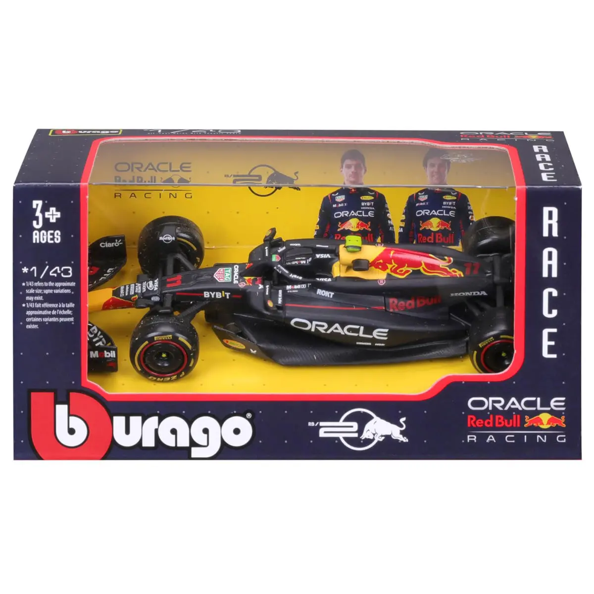 Bburago Red Bull F1 Rb20 Sergio Perez 1:43 Race Car 1