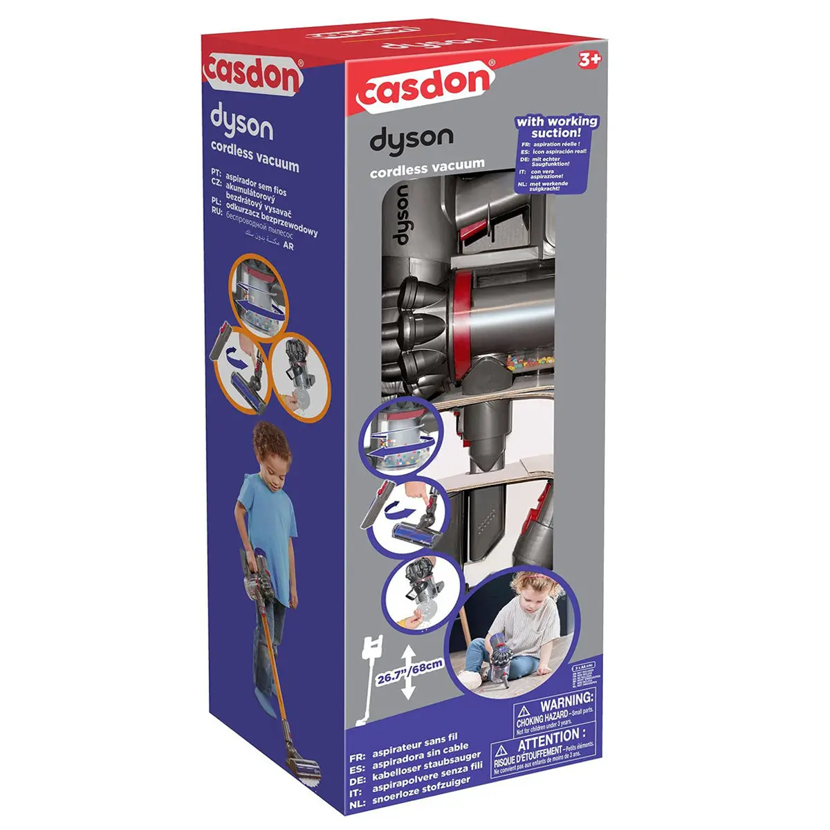Casdon Dyson Cordless Vacuum Cleaner Roleplay Toy 1