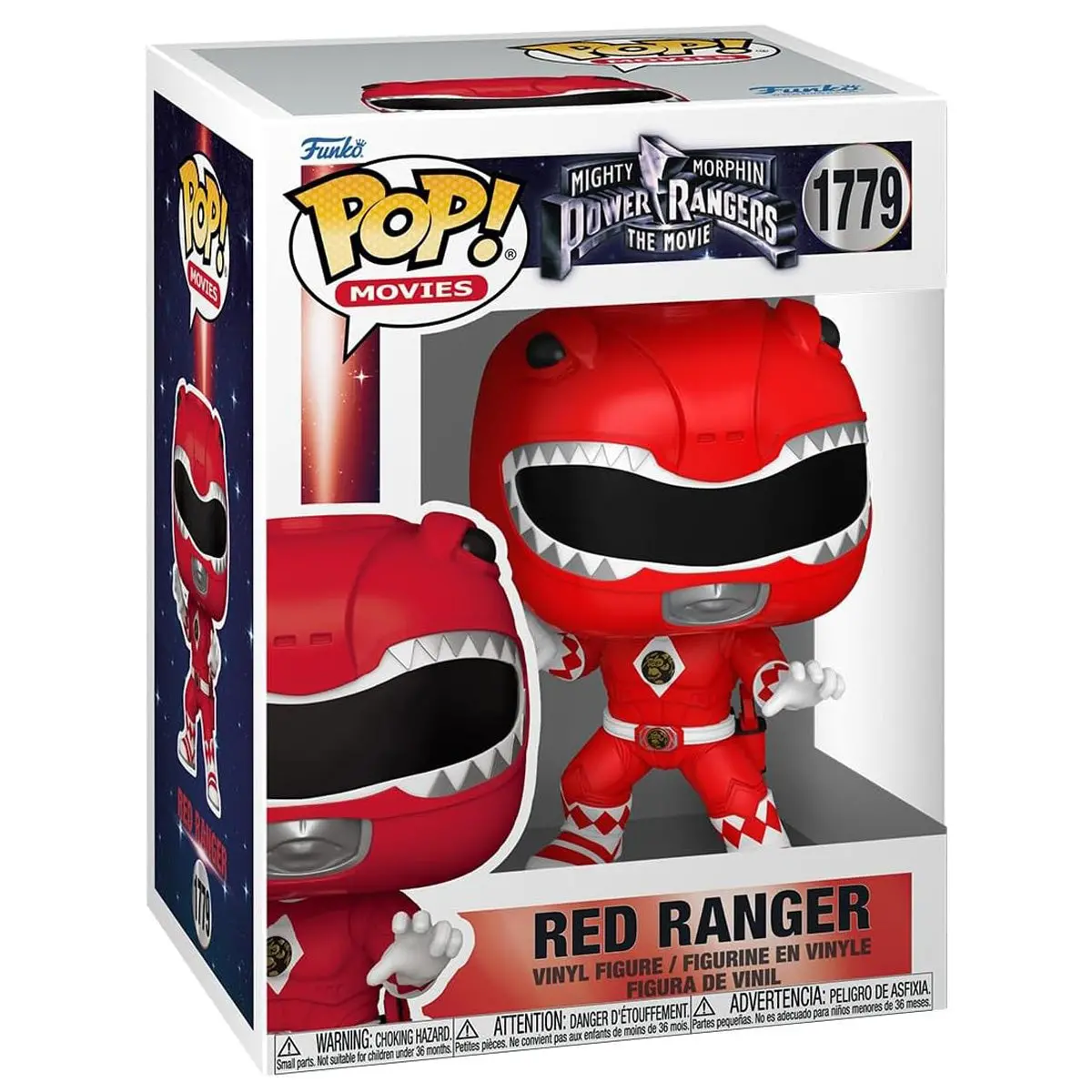 Funko Pop! Movies: Mighty Morphin Power Rangers The Movie: Red Ranger Vinyl Figure #1779 1