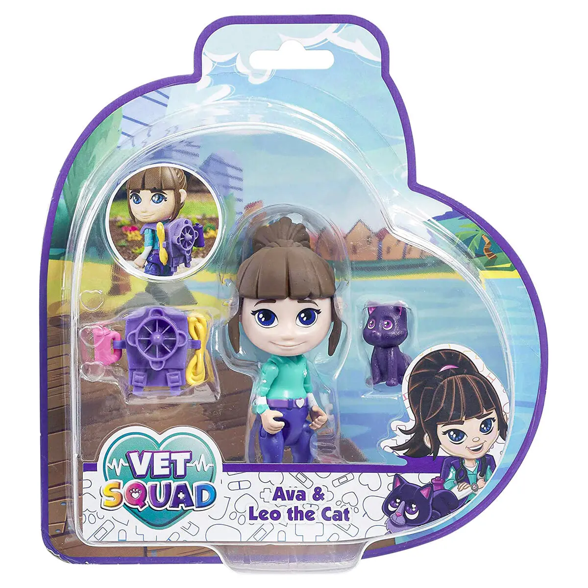 Vet Squad Ava & Leo The Cat Figure Set 1