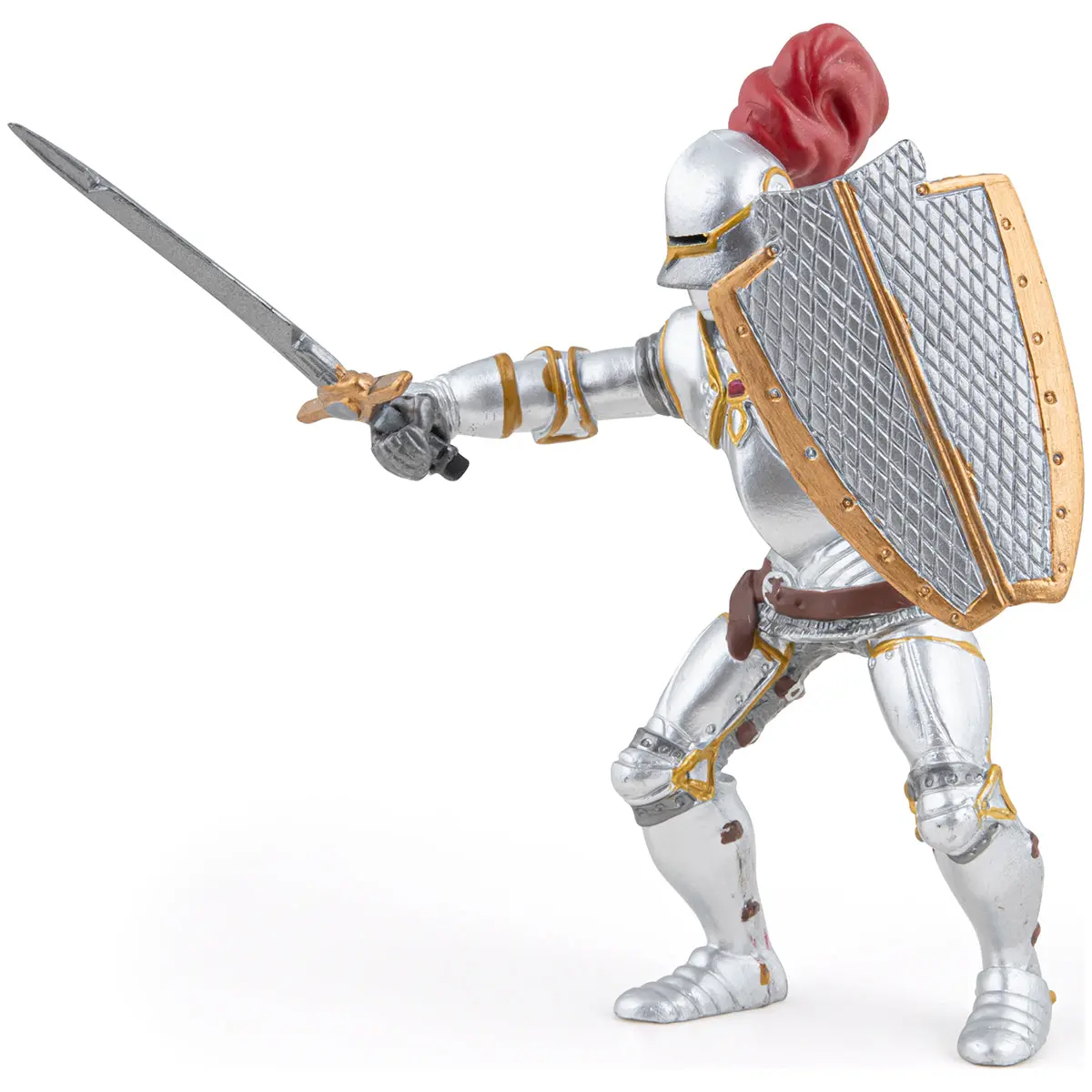 Papo Knight In Armour With Red Feather Figure 2