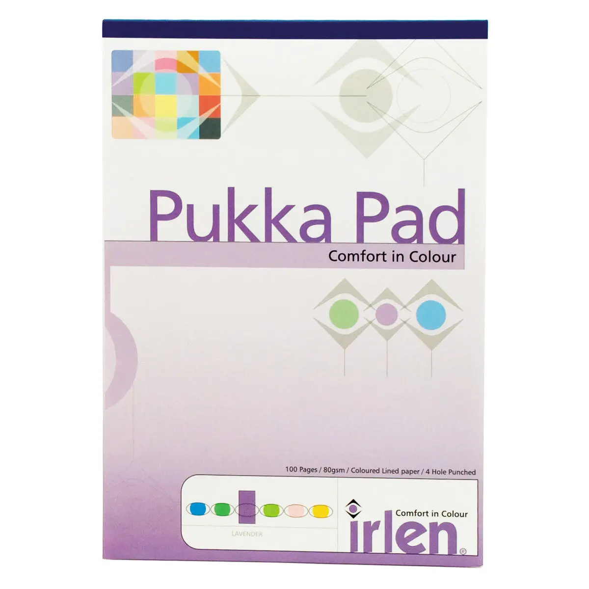 Pukka Pad Comfort In Colour Irlen A4 Pad Lavender 1
