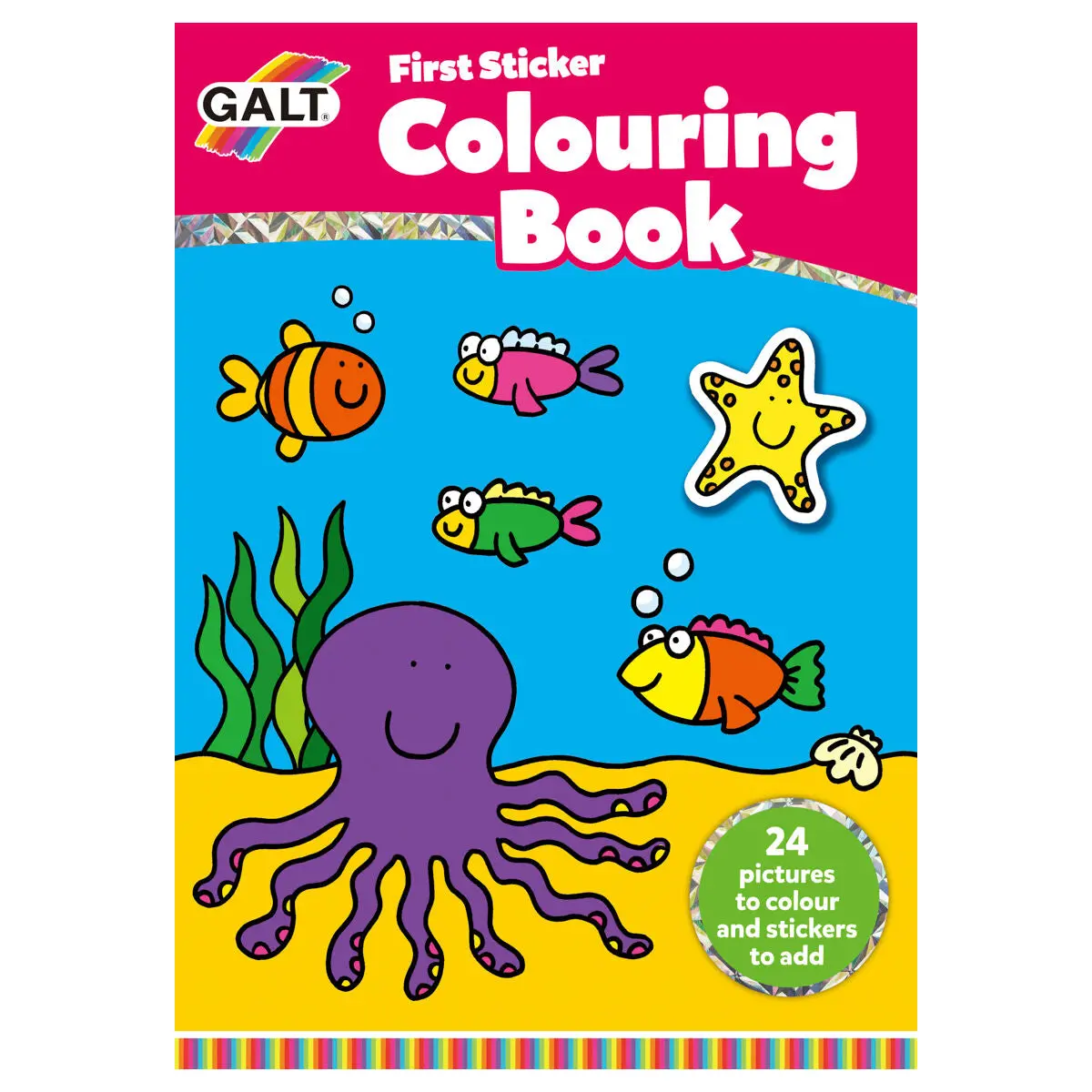 Galt First Sticker Colouring Book 1