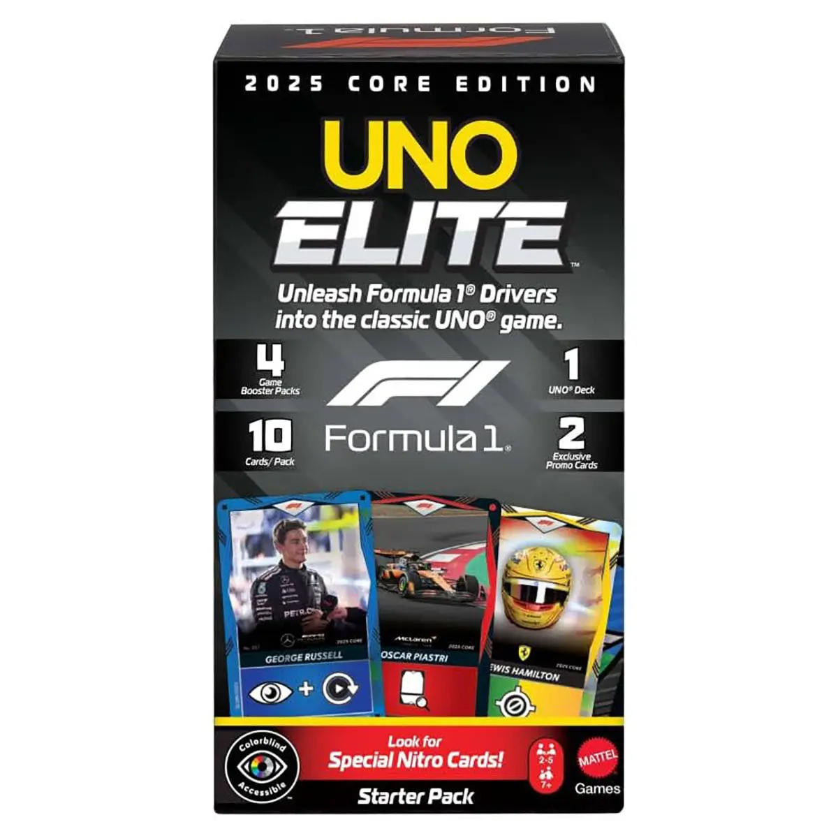 Uno Elite Formula 1 Starter Pack Card Game 1