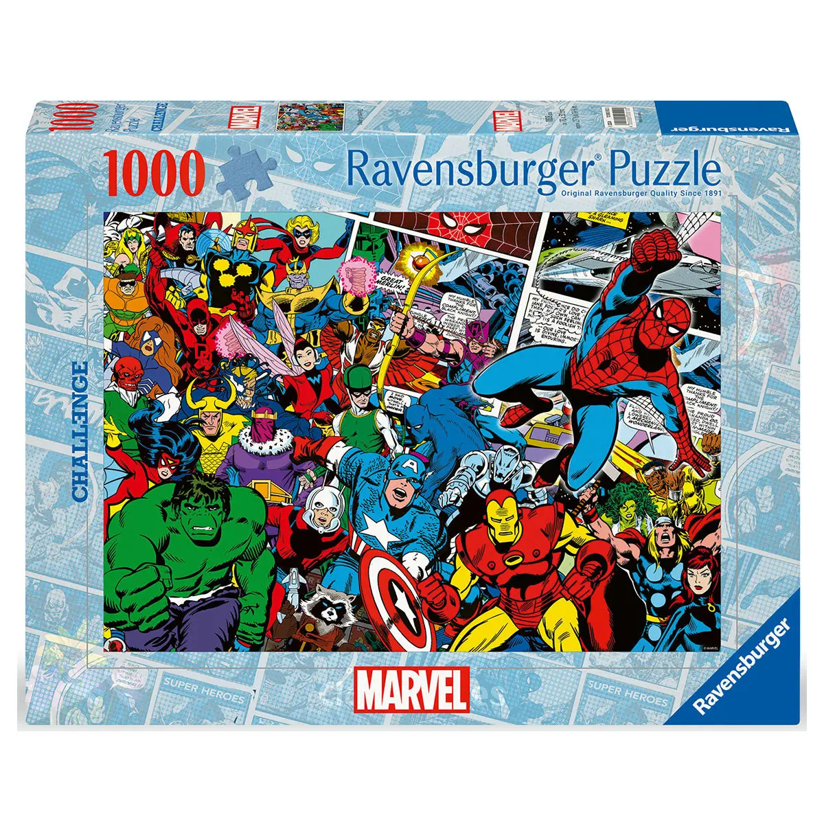 Ravensburger Marvel Challenge 1000 Piece Jigsaw Puzzle 1