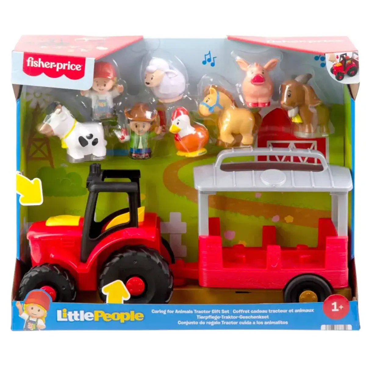 Fisher-Price Little People Caring For Animals Tractor Gift Set 1