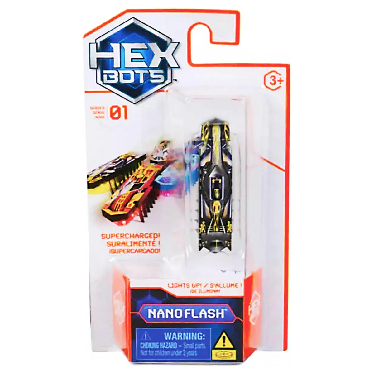 Hex Bots Nano Flash 01 Yellow Mini Robot Bug 1