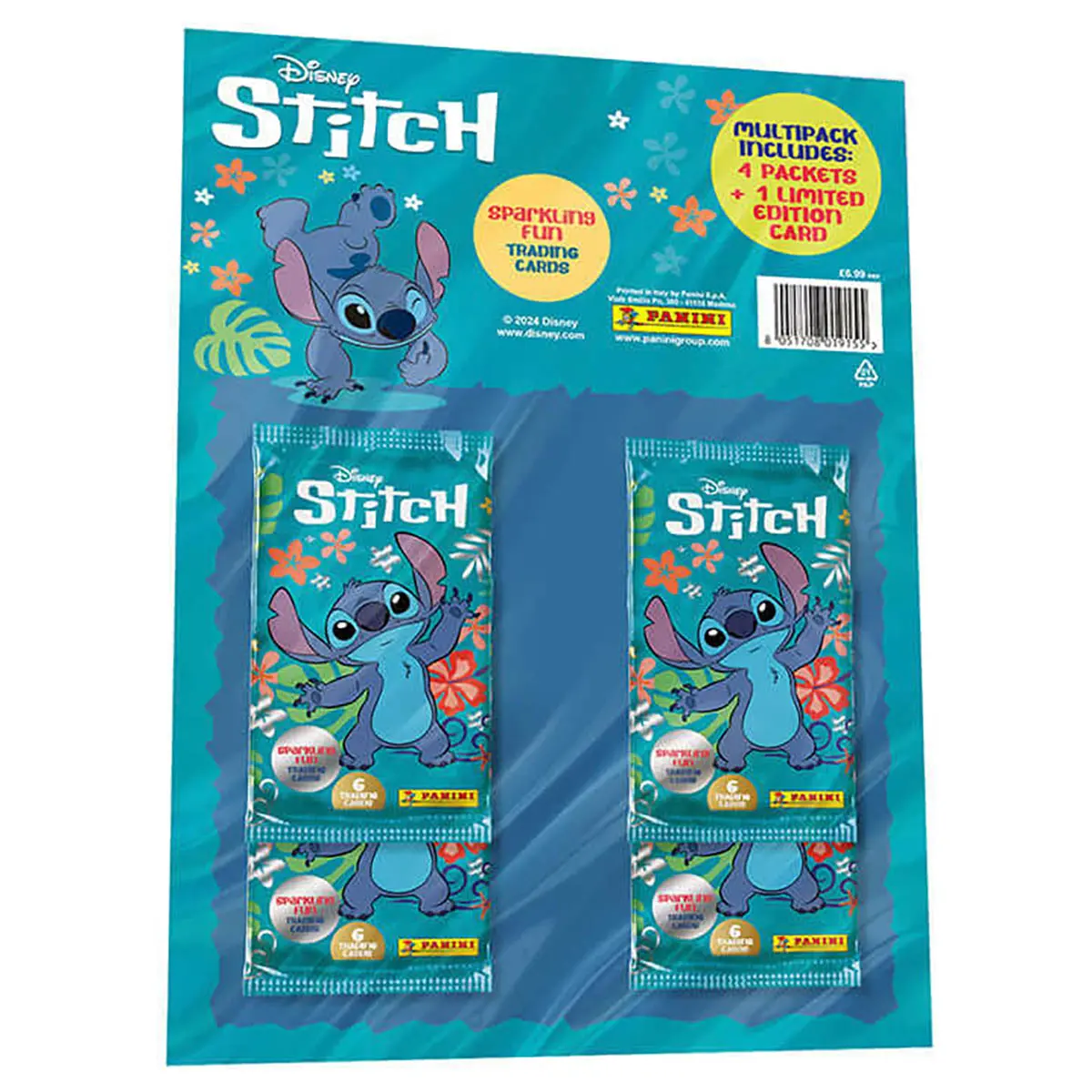 Panini Disney Stitch Sparkling Fun Trading Cards Collection Multipack 1