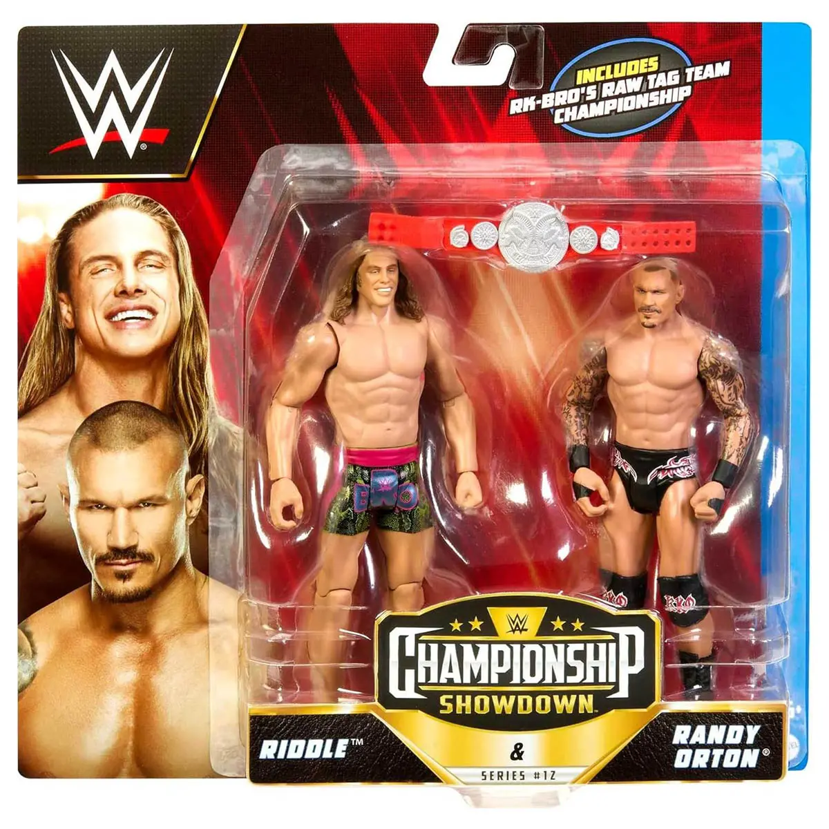 Wwe Championship Showdown Series #12 Riddle Vs Randy Orton Figures 1
