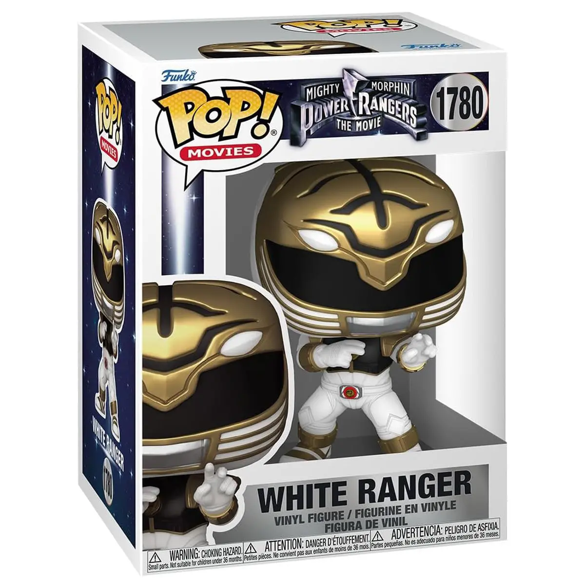 Funko Pop! Movies: Mighty Morphin Power Rangers The Movie: White Ranger Vinyl Figure #1780 1