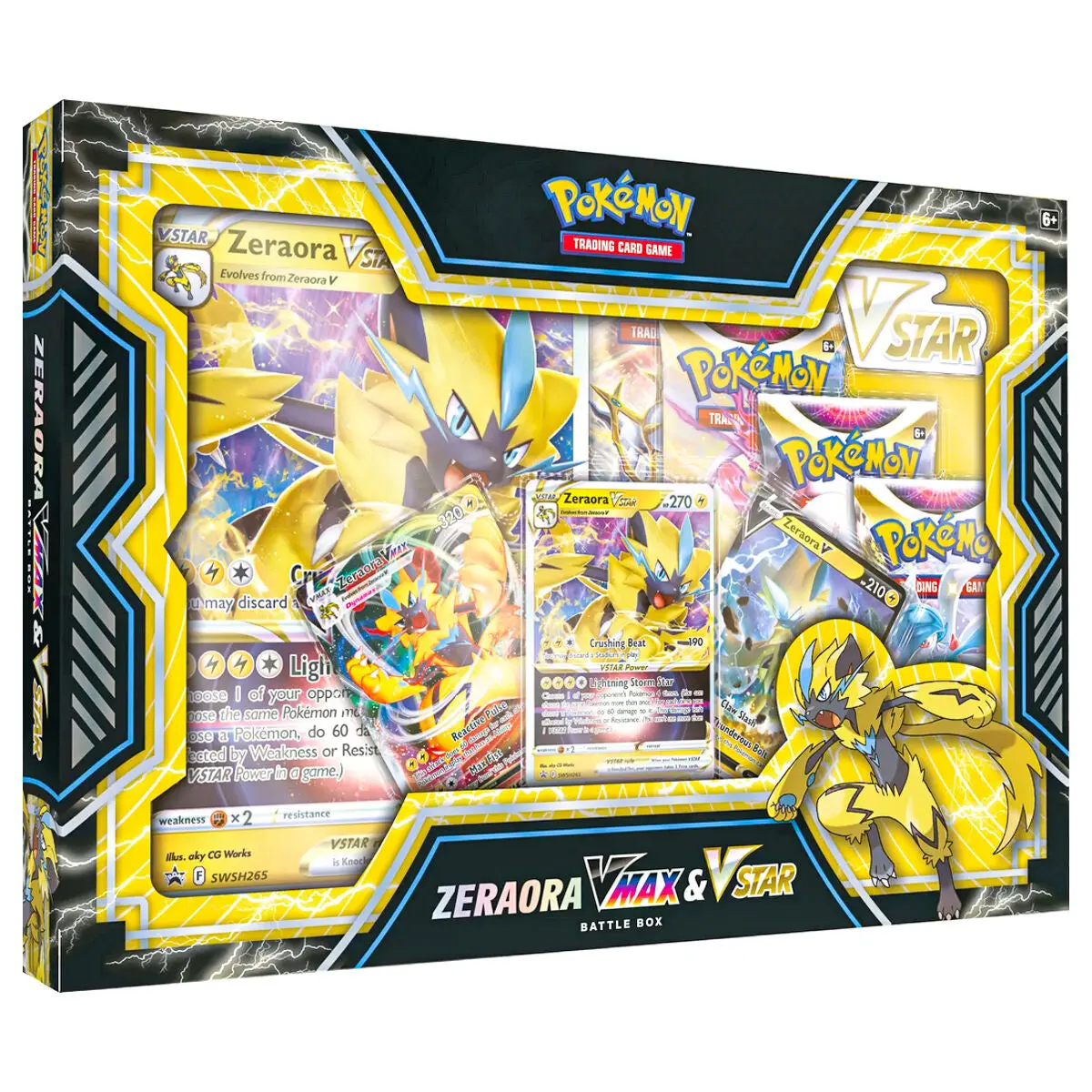Pokémon Trading Card Game Zeraora Vmax & Vstar Battle Box 1