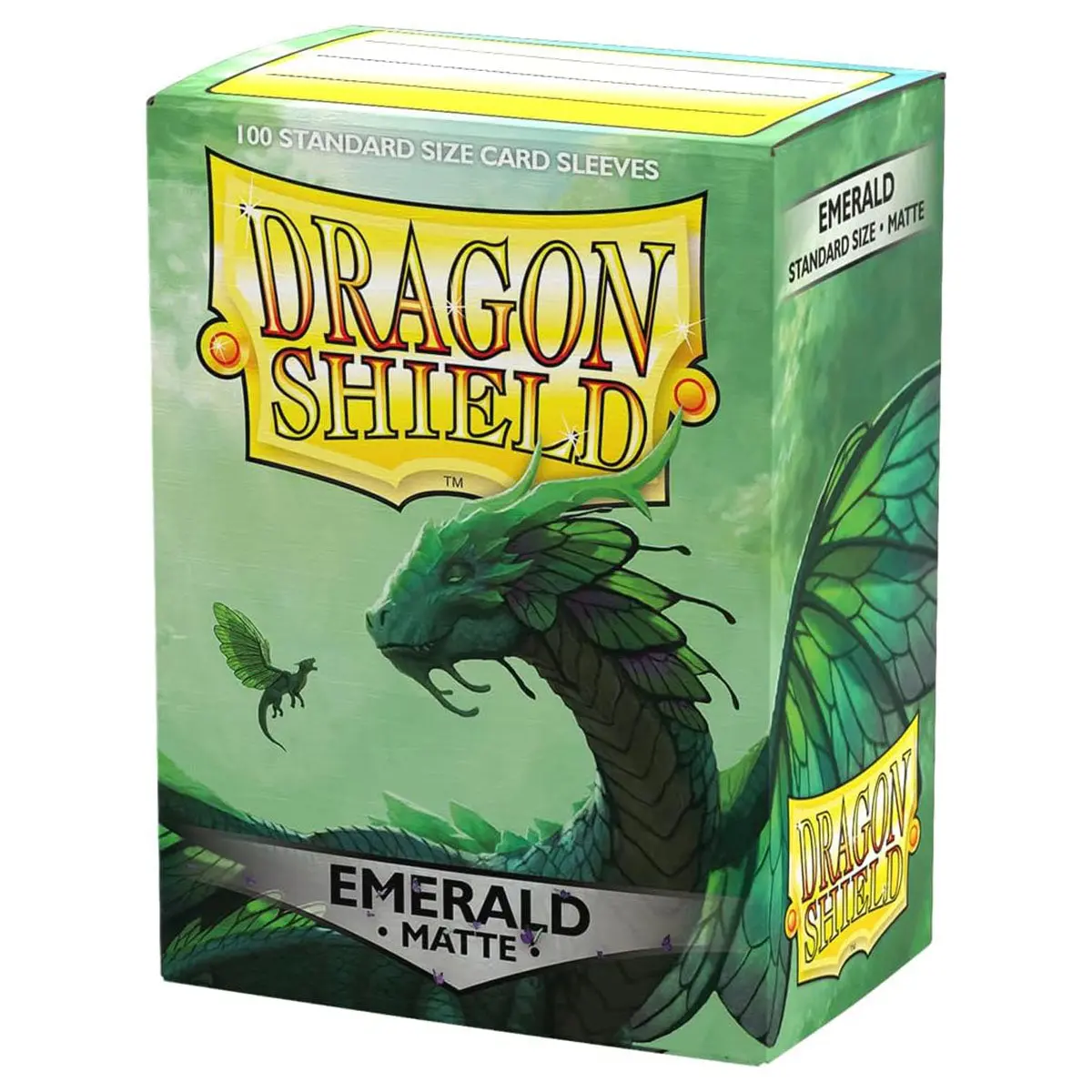 Dragon Shield Emerald Matte Standard Size Card Sleeves (100 Pack) 1