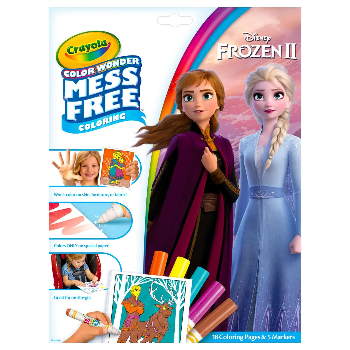 Crayola Color Wonder Mess Free Colouring, Pack Disney's Frozen 2 1