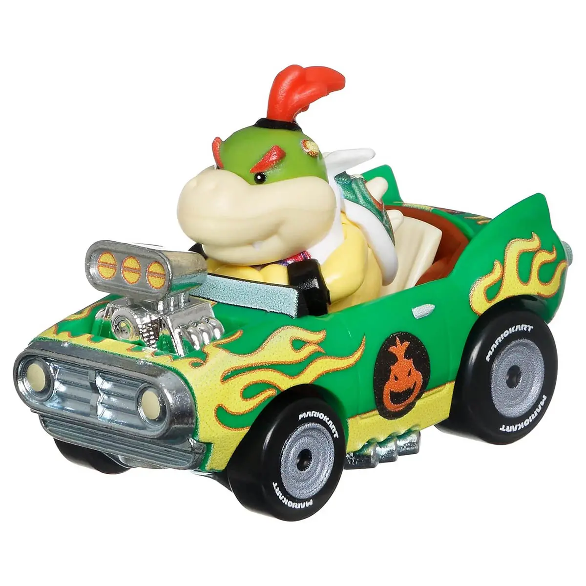 Hot Wheels Mario Kart Bowser Jr. Flame Flyer Vehicle 2