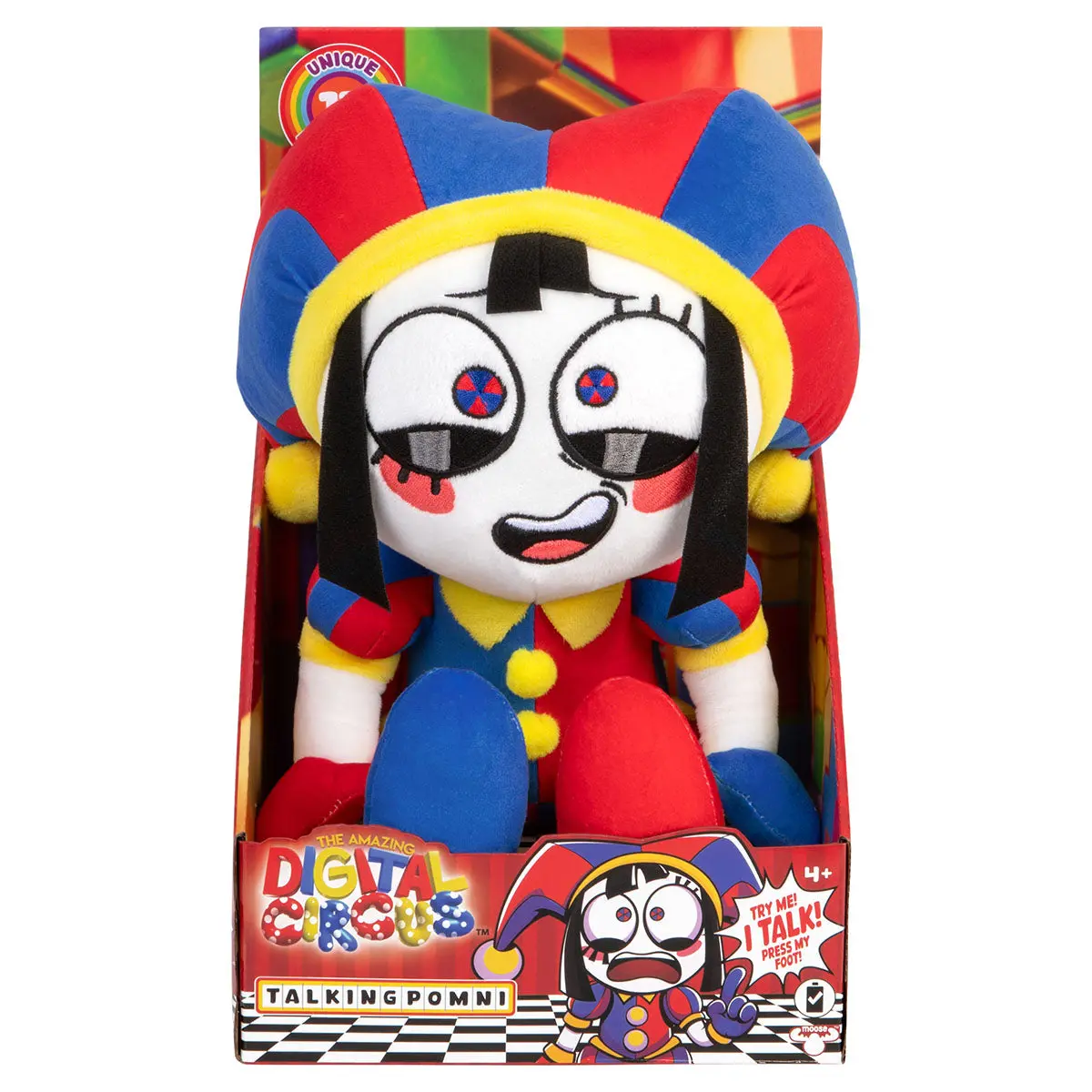 The Amazing Digital Circus Talking Pomni 12" Plush 1
