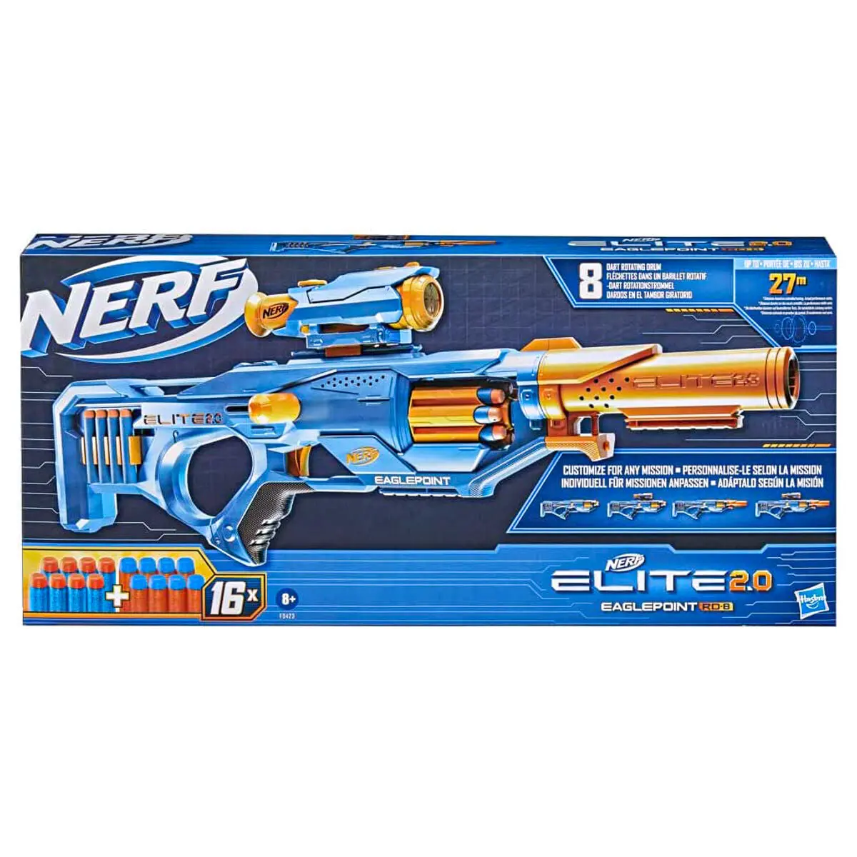 Nerf Elite 2.0 Eaglepoint Rd-8 Blaster 1