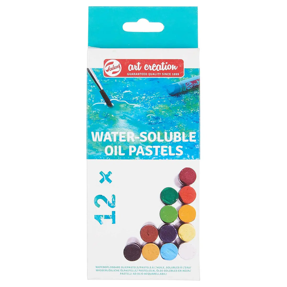 Talens Art Creation Water-Soluble Oil Pastel Set 12 Colours 1