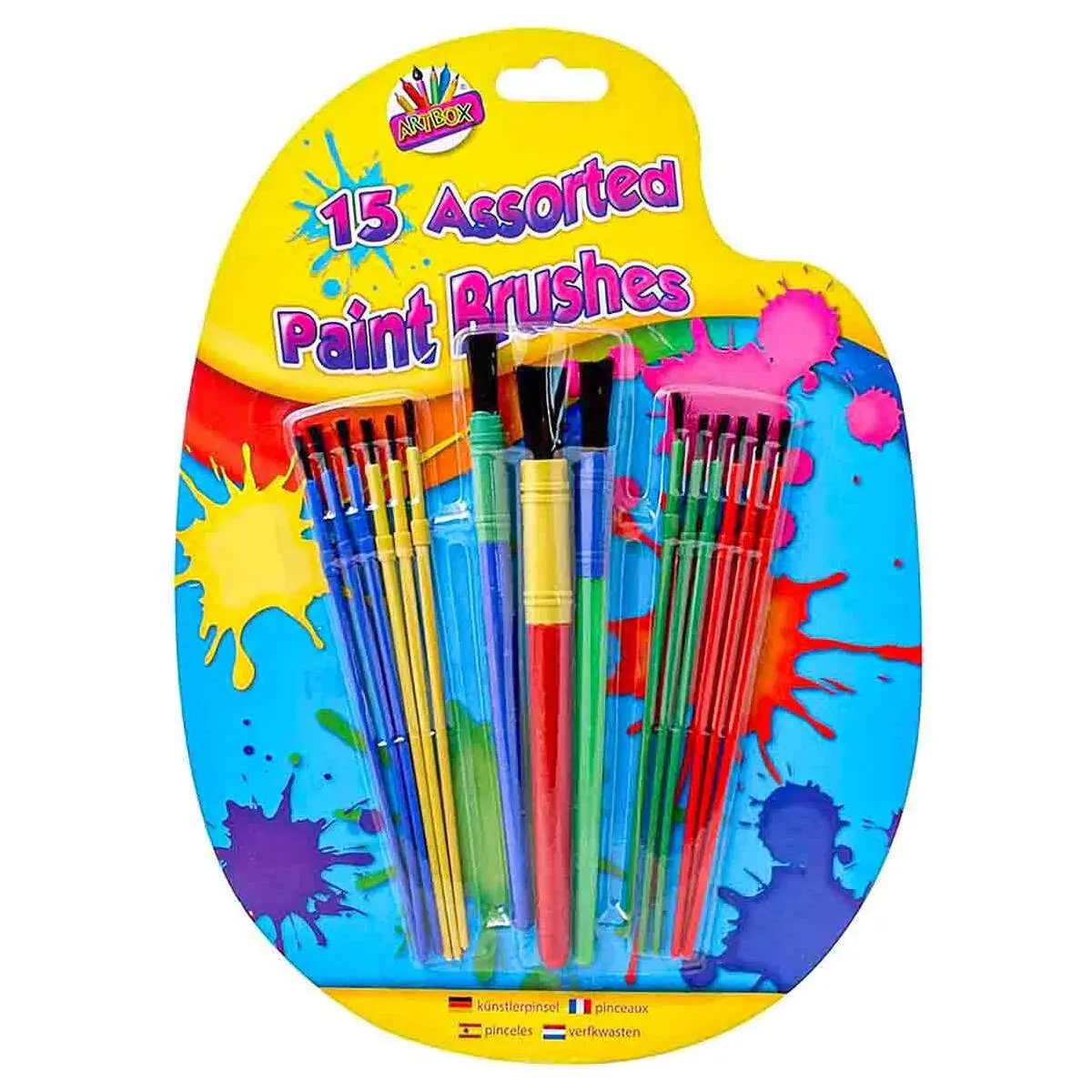 Artbox 15 Assorted Paintbrushes 1