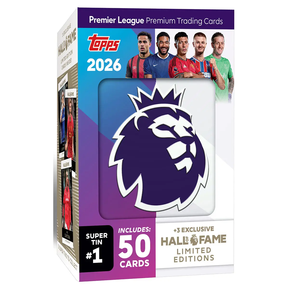 Topps Premier League 2025/26 Premium Trading Cards Super Tin #1 Hall Of Fame 1