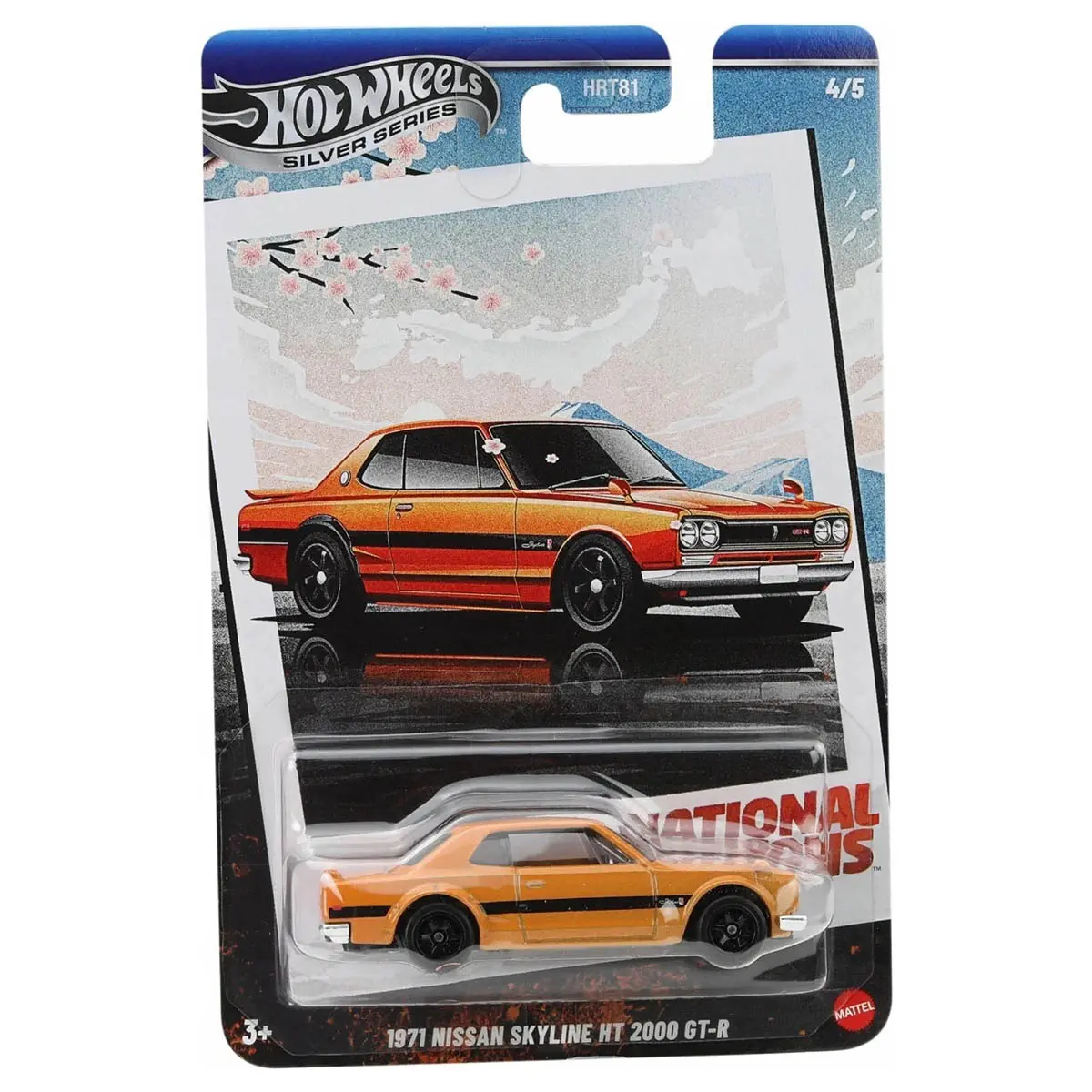 Hot Wheels Silver Series: National Icons: 1971 Nissan Skyline Ht 200 Gt-R Car (4/5) 1