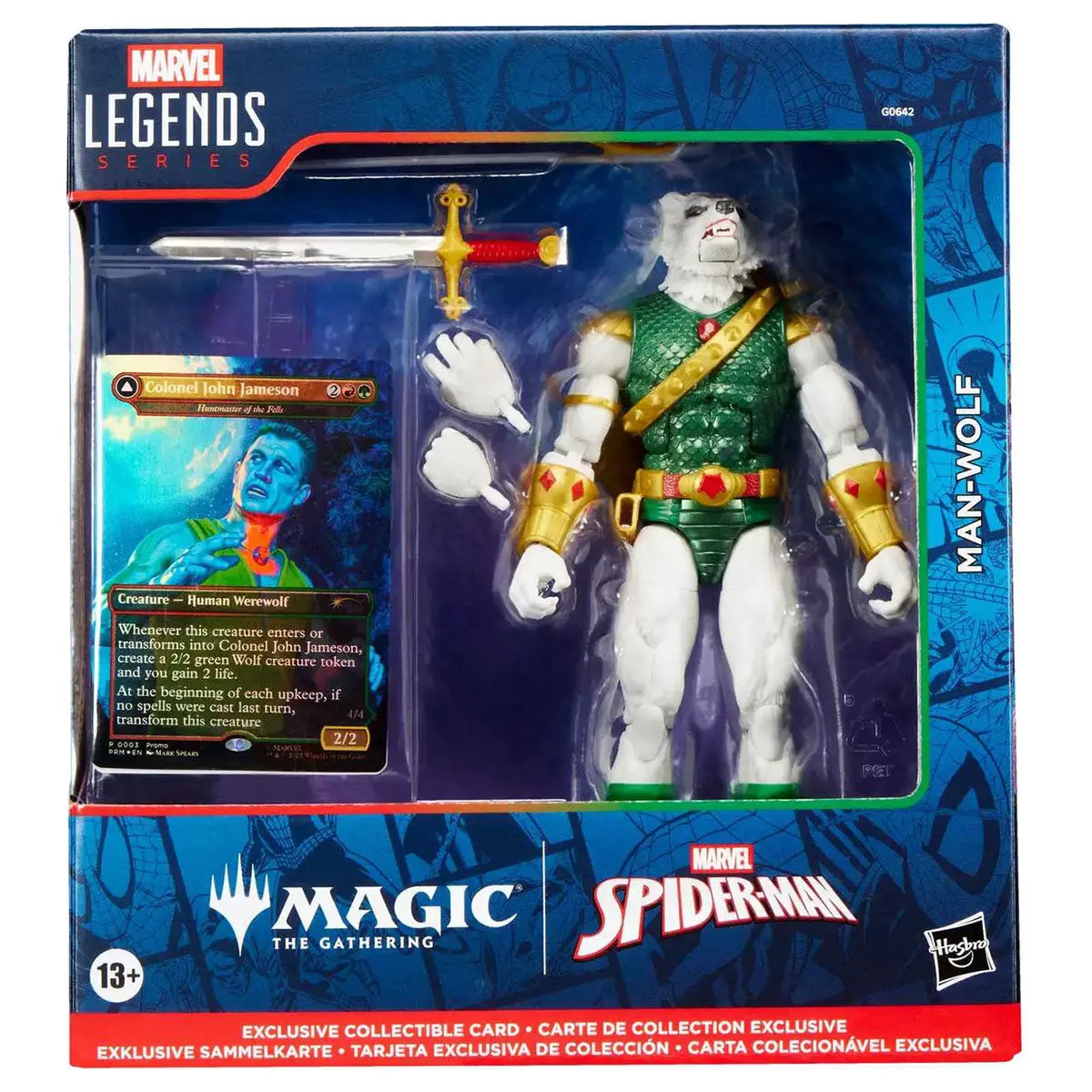 Marvel Legends Series: Magic The Gathering X Spider-Man: Man Wolf Figure 1